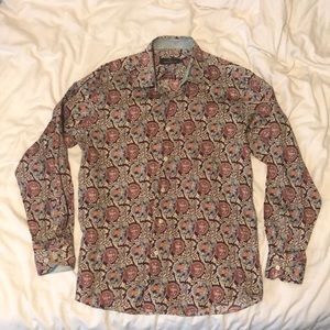 Bugatchi Uomo Floral Button Down Shirt